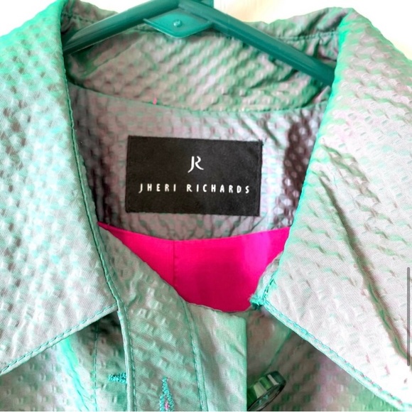 JHERI RICHARDS Iridescent Trench/Rain Coat - Picture 7 of 12